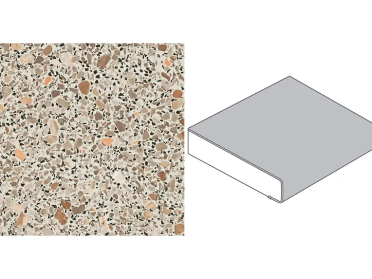 Arbeitsplatte 90 cm x 3,9 cm Meterware