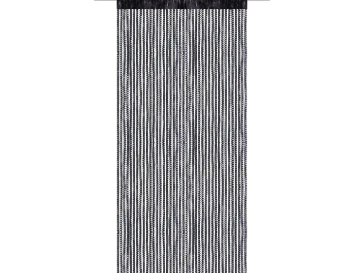 Arsvita Fadenvorhang Fadengardine Gardine Vorhang Metall-Optik 140 cm x 250 cm Stangendurchzug