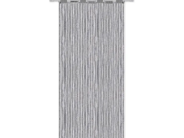 Arsvita Fadenvorhang Fadengardine Gardine Vorhang Metall-Optik 140 cm x 250 cm Ösen* Türvorhänge