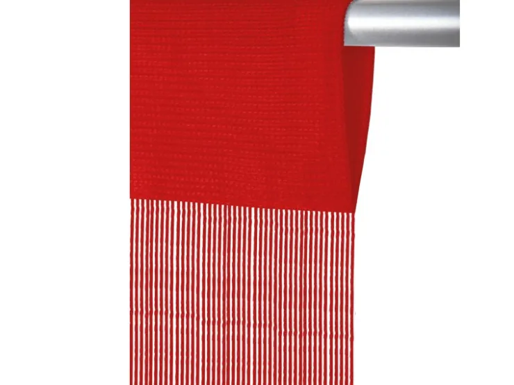 Arsvita Fadenvorhang Fadengardine Gardine Vorhang Prince 140 cm x 250 cm Rot* Türvorhänge