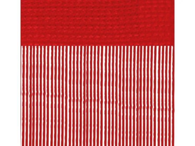 Arsvita Fadenvorhang Fadengardine Gardine Vorhang Prince 140 cm x 250 cm Rot* Türvorhänge