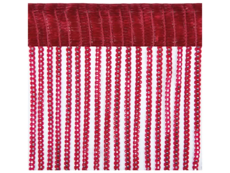 Arsvita Fadenvorhang Fadengardine Gardine Vorhang Metall-Optik 140 cm x 250 cm Stangendurchzug* Türvorhänge