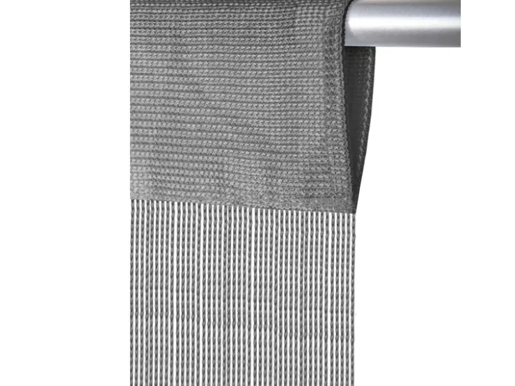 Arsvita Fadenvorhang Fadengardine Gardine Vorhang Prince 90 cm x 250 cm Grau* Türvorhänge