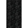 Arsvita Flauschvorhang Flauschgardine Vorhang 90 cm x 200 cm Unistreifen Schwarz