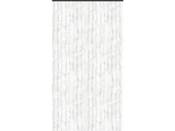 Arsvita Flauschvorhang Flauschgardine Vorhang 100 cm x 200 cm Unistreifen Weiß* Türvorhänge