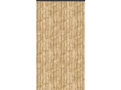Arsvita Flauschvorhang Flauschgardine Vorhang 140 cm x 220 cm Unistreifen Beige