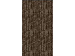 Arsvita Flauschvorhang Flauschgardine Vorhang 90 cm x 220 cm Unistreifen Braun* Türvorhänge