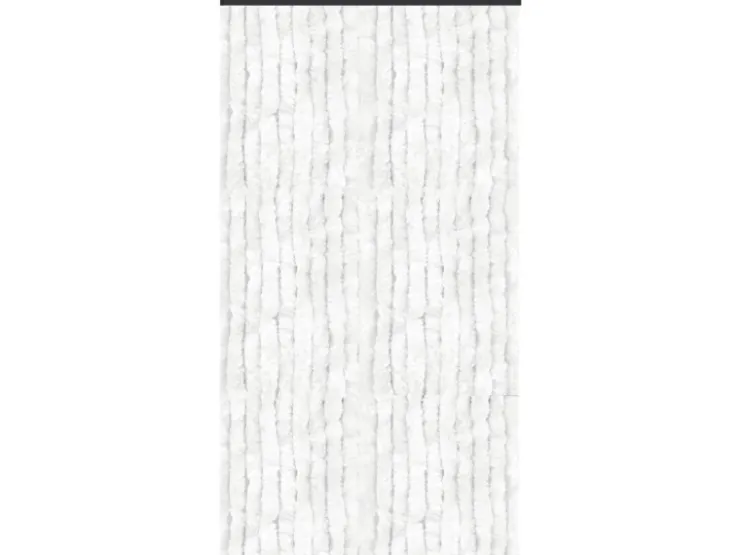 Arsvita Flauschvorhang Flauschgardine Vorhang 100 cm x 220 cm Unistreifen Weiß* Türvorhänge
