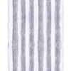 Arsvita Flauschvorhang Flauschgardine Vorhang 100 cm x 220 cm Unistreifen Hellgrau Weiß