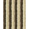Arsvita Flauschvorhang Flauschgardine Vorhang 90 cm x 220 cm Unistreifen Beige Braun* Türvorhänge