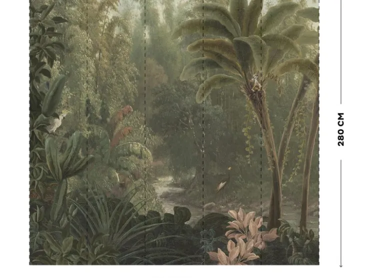 Art for the Home Fototapete Jungle 280 x 300 cm