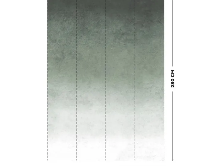 Art for the Home Fototapete Fading groen 280 x 200 cm