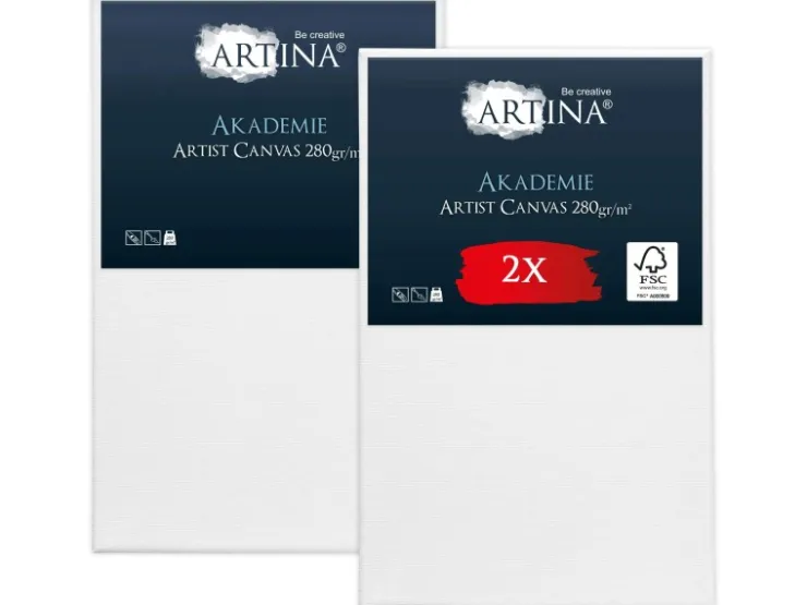 Artina Akademie Keilrahmen 50x80cm FSC 2tlg* Künstlerzubehör