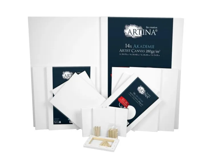 Artina Akademie Keilrahmen FSC 14tlg* Künstlerzubehör
