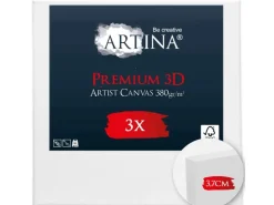 Artina Premium 3D Keilrahmen 30x30cm FSC 3tlg