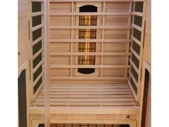 Artsauna Infrarotkabine Kiruna90 mit Dual Technologie