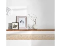 AS-Creation A.S. Création Borte selbstklebend Barock 5 m x 13 cm Beige-Braun