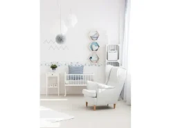 AS-Creation A.S. Création Borte selbstklebend Meerestiere Kinderzimmer 5 m x 15 cm Weiß-Blau