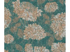 AS-Creation A.S. Création Vliestapete Blumen Grün Gold