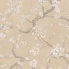 AS-Creation A.S. Création Vliestapete Floral Creme Braun Weiß Metallic 10,05 m x 0,53 m
