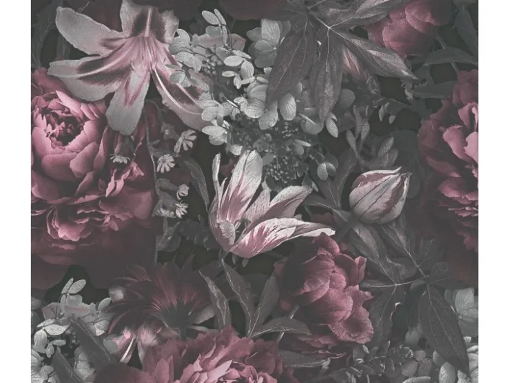 AS-Creation A.S. Création Vliestapete Rosen Rosa* Klebefolien