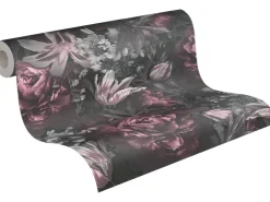 AS-Creation A.S. Création Vliestapete Rosen Rosa* Klebefolien