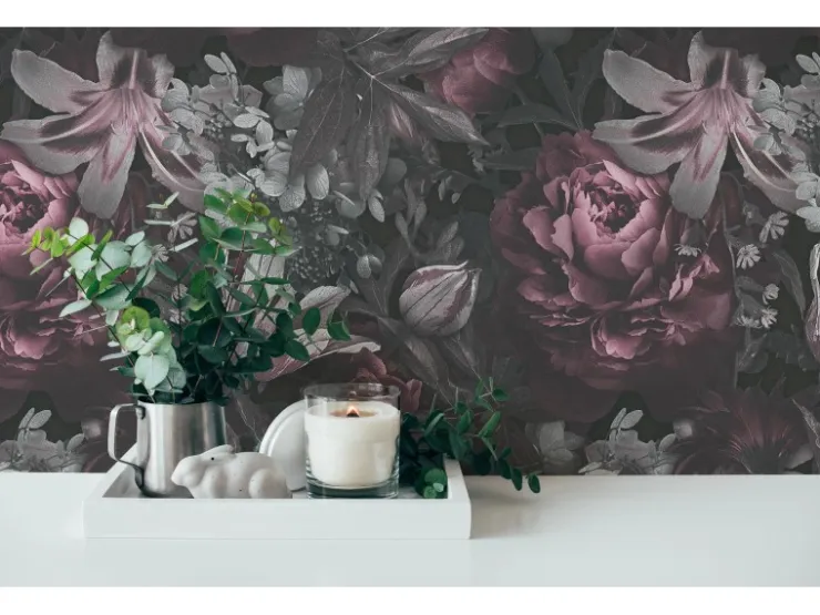 AS-Creation A.S. Création Vliestapete Rosen Rosa* Klebefolien