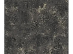 AS-Creation A.S. Création Vliestapete Uni Betonoptik Schwarz Gold* Dekorative Tapeten