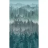 AS-Creation A.S. Creation Fototapete Wald 1,59 m x 2,8 m Blau-Grau FSC®* Fototapeten