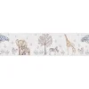 AS-Creation A.S. Creation Vlies-Bordüre Tiere 5 m x 0,13 m Beige-Grau-Blau FSC®* Bordüren