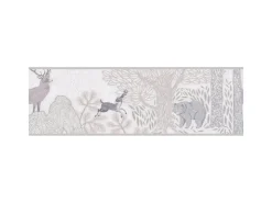 AS-Creation A.S. Creation Vlies-Bordüre Waldtiere 5 m x 0,17 m Braun-Creme-Weiß FSC®* Bordüren