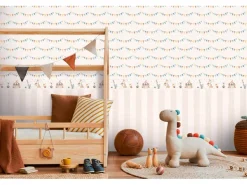 AS-Creation A.S. Creation Vlies-Bordüre Zirkus 5 m x 0,13 m Bunt-Beige FSC®* Bordüren
