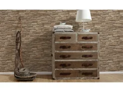 AS-Creation A.S. Creation Vliestapete Dekora Natur 6 Stein Braun FSC®