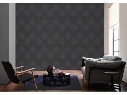 AS-Creation A.S. Creation Vliestapete Metropolitan Stories Lizzy London Damask Schwarz FSC®