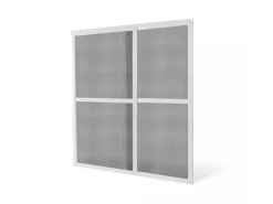 Avosdim Fliegengitter Schiebetür Aluminium 240cm x 240cm Weiß