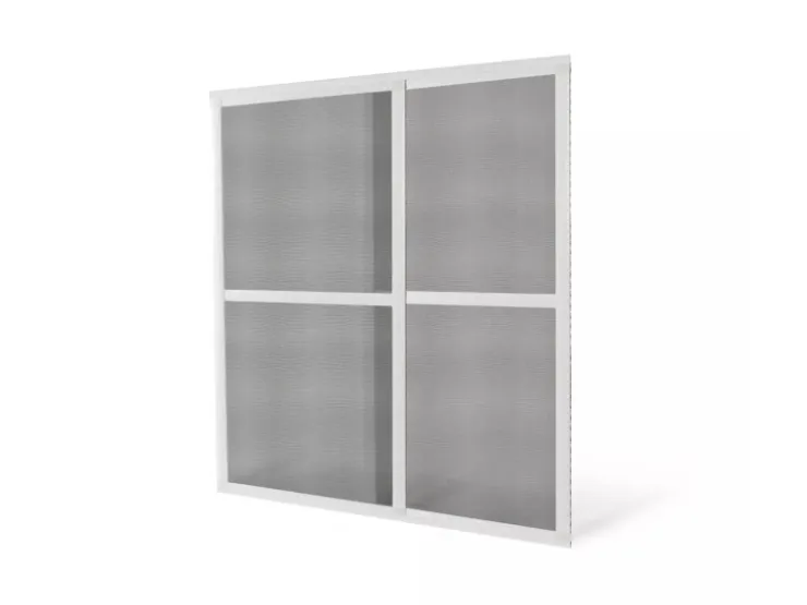 Avosdim Fliegengitter Schiebetür Aluminium 240cm x 240cm Weiß