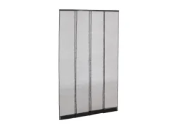 Avosdim Insektenschutz Lamellenvorhang 230cm x 100cm Schwarz