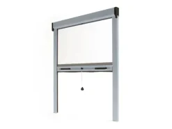 Avosdim Insektenschutzrollo Fenster & Tür Aluminium 150cm x 160cm Silbermetallic* Rollos|Insektenschutz