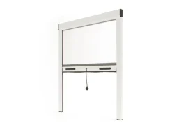 Avosdim Insektenschutzrollo für Fenster Aluminium 80cm x 130cm Weiß* Rollos|Insektenschutz