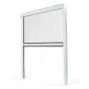 Avosdim Insektenschutzrollo für Fenster PVC 130cm x 160cm Weiß