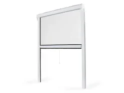 Avosdim Insektenschutzrollo für Fenster PVC 130cm x 160cm Weiß