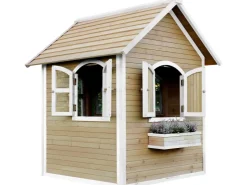 AXI Julia Spielhaus Braun - Weiß 151 x 137 x 175 cm* Weißlacke