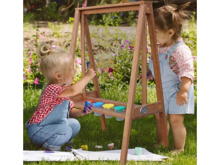 AXI Kinderstaffelei Eric Dunkelbraun* Künstlerzubehör