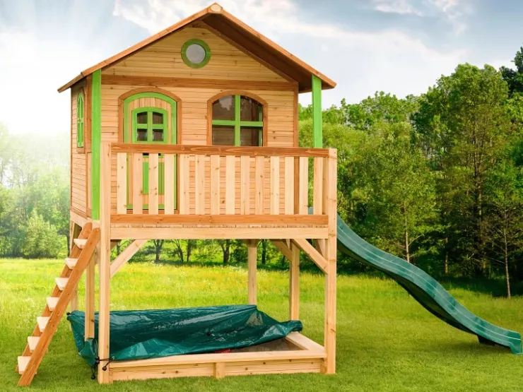 AXI Spielhaus Marc mit Leiter, Rutsche und Sandkasten* Leitern