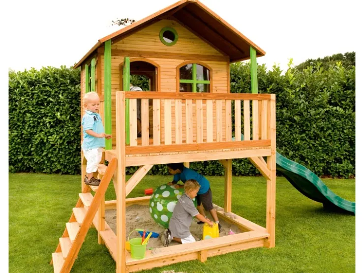 AXI Spielhaus Marc mit Leiter, Rutsche und Sandkasten* Leitern
