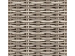 Balkonmöbel-Set Olea Mini 5-teilig Polyrattan Hellgrau