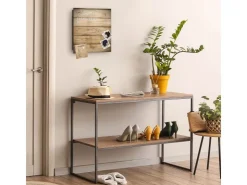 Banjado Großer Schlüsselkasten Glas 30x30cm Schwarz Scharnier Links 50 Haken Beschreibbar Magnetisch Motiv Holzplanken* Schweberegale