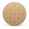 Banjado Magnettafel Rund Größe 47cm Magnetwand Schwarz Aus Metall Magnetpinnwand Pinnwand Motiv Tapete Beige* Pinnwände