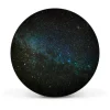 Banjado Magnettafel Rund Größe 47cm Magnetwand Schwarz Aus Metall Magnetpinnwand Pinnwand Motiv Nachthimmel* Pinnwände