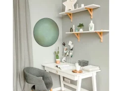 Banjado Magnettafel Rund Größe 47cm Magnetwand Schwarz Aus Metall Magnetpinnwand Pinnwand Motiv Punkte Im Focus* Pinnwände